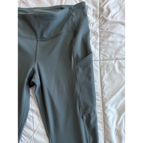 Lululemon Speed Up Tight Leggings Size 6 Full On Luxtreme Solid Sea Steel EUC - Picture 2 of 12